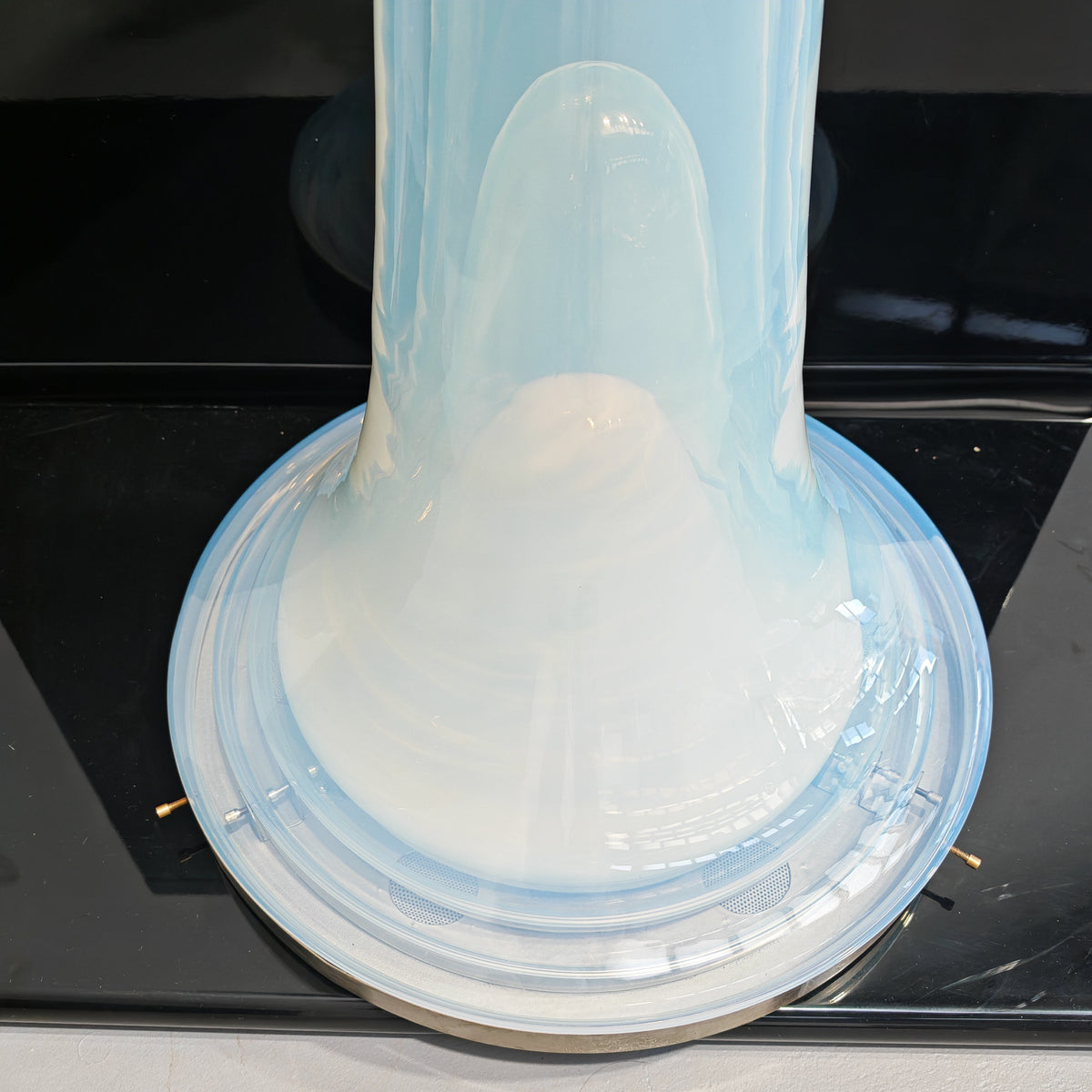 Lampadario Lampada da tavolo di vetro soffiato "murano" di Nason LS 144 per Mazzega anni 60