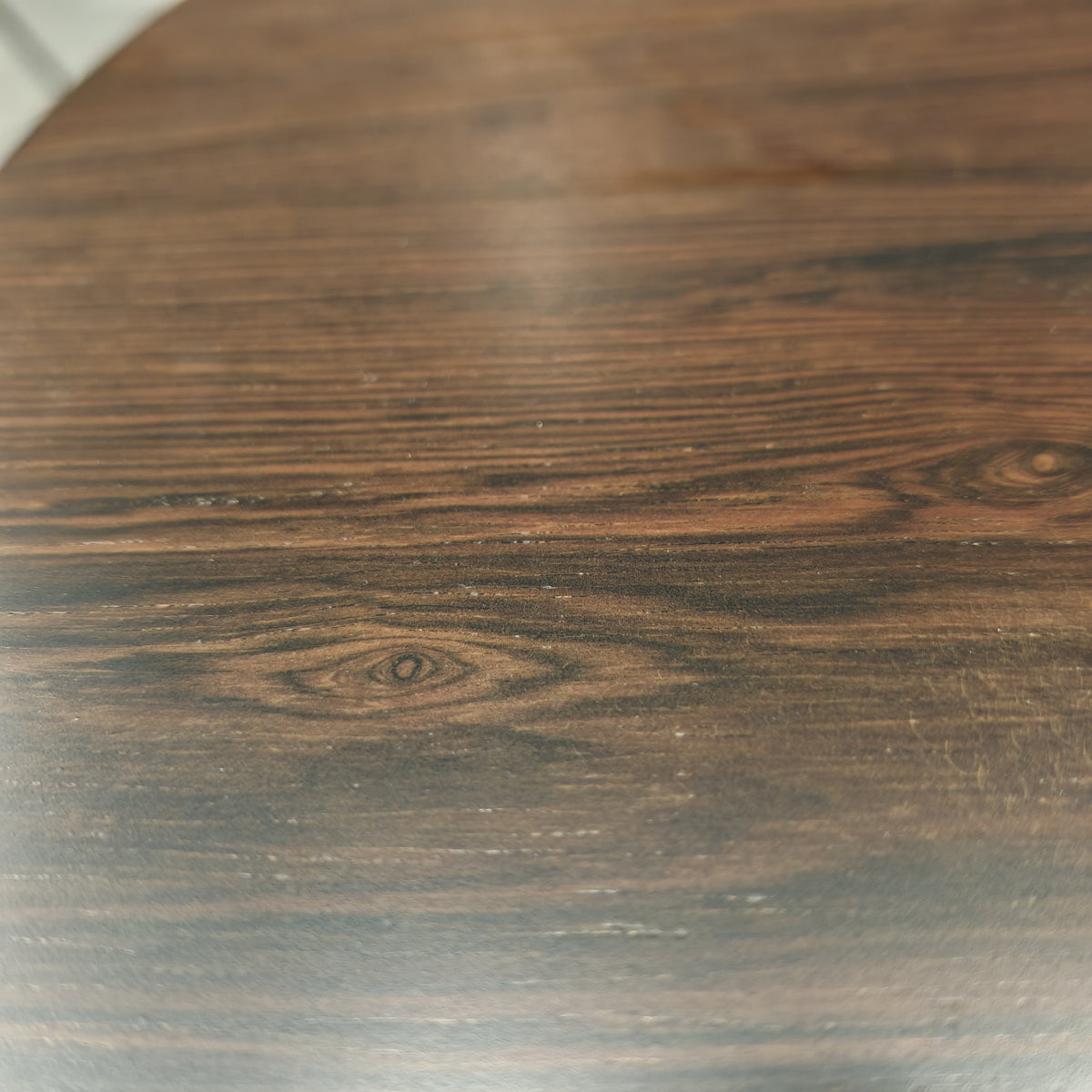Table design vintage années 60 plateau en bois piétement métal, designer George Nelson pour Herman Miller