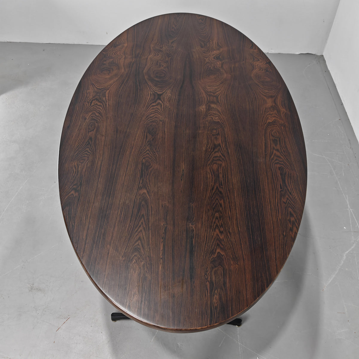 Table design vintage années 60 plateau en bois piétement métal, designer George Nelson pour Herman Miller