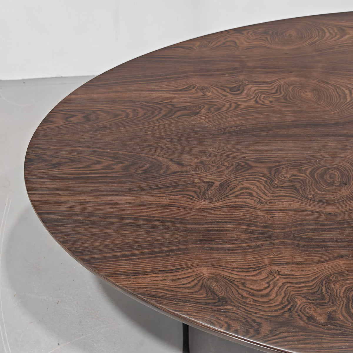 Table design vintage années 60 plateau en bois piétement métal, designer George Nelson pour Herman Miller