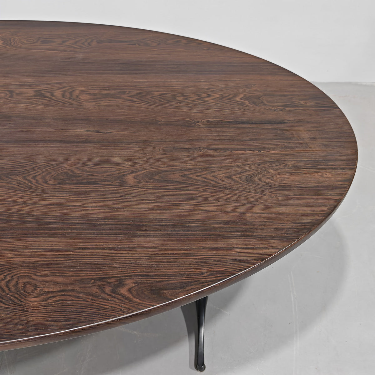 Table design vintage années 60 plateau en bois piétement métal, designer George Nelson pour Herman Miller