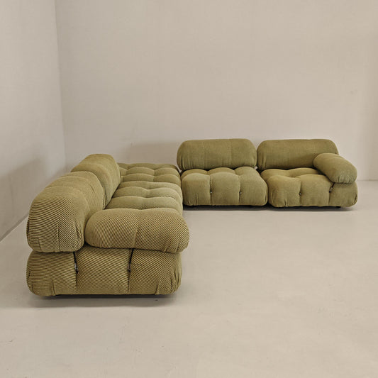 Divano modulare vintage "Camaleonda" di Mario Bellini per B&B Italia anni 70. Set di 5 pezzi.