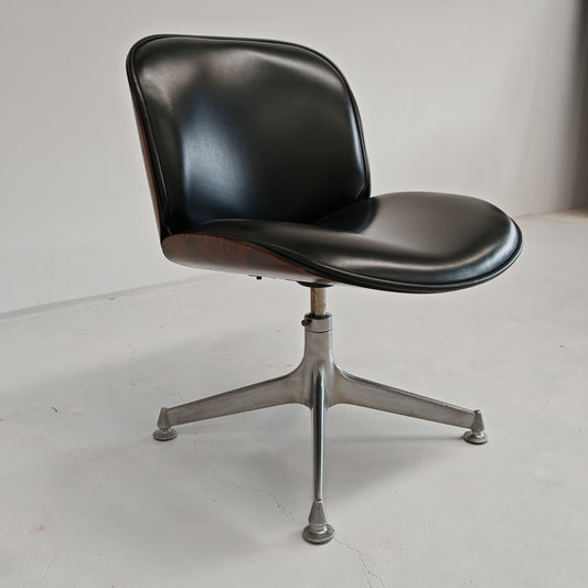 Sedia poltroncina in legno MIM Ico Parisi anni 60