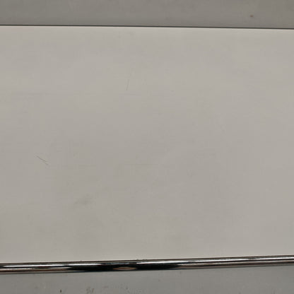 Table basse rectangulaire blanche Laccio de M. Breuer pour Knoll, années 80