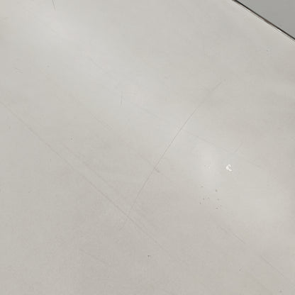 Table basse rectangulaire blanche Laccio de M. Breuer pour Knoll, années 80