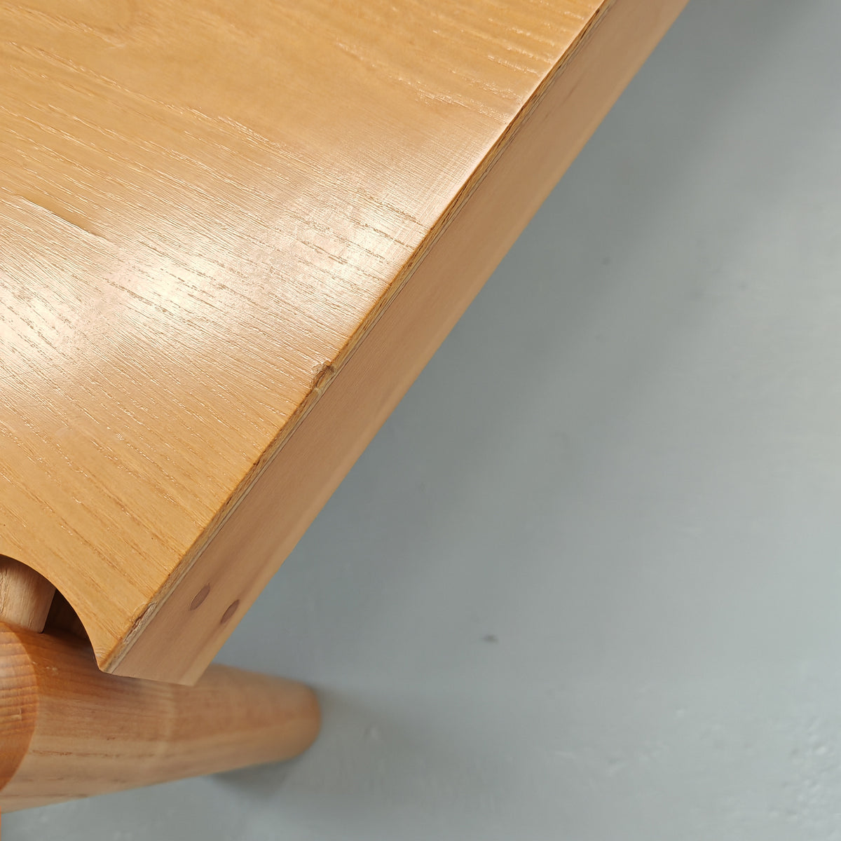 Ensemble de tables basses triangulaires modulables Enolinea en bois clair