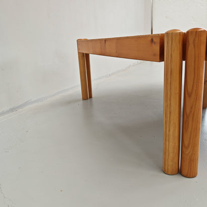 Ensemble de tables basses triangulaires modulables Enolinea en bois clair