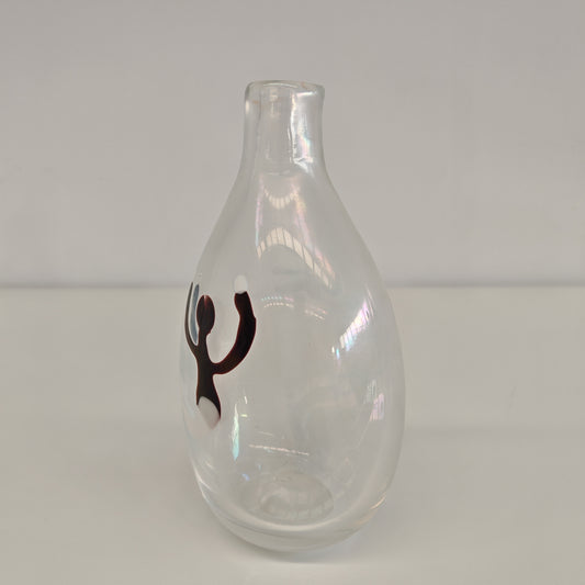 Vaso in Vetro Murano della serie "a macchie" di Fulvio Bianconi anni 50