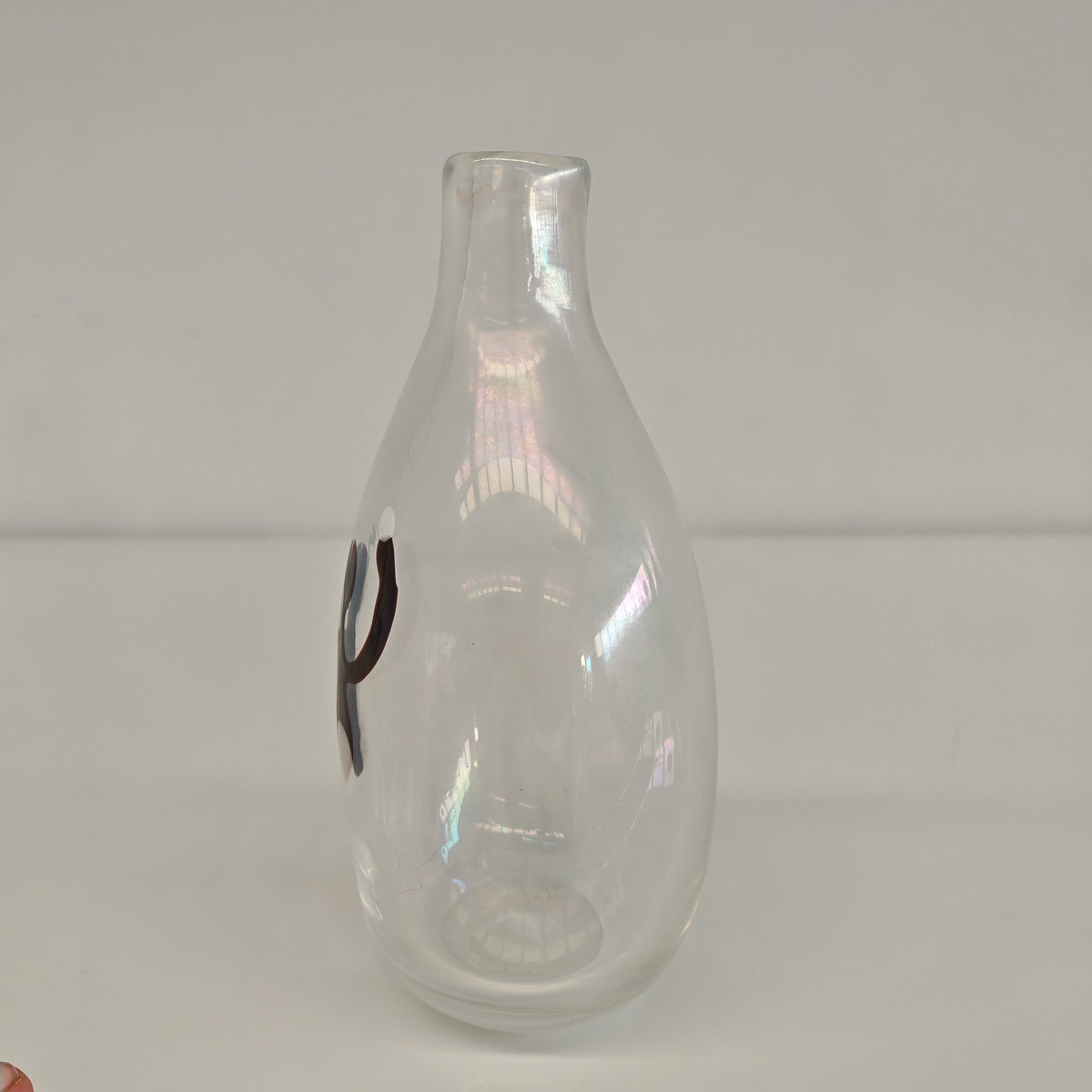 Vaso in Vetro Murano della serie "a macchie" di Fulvio Bianconi anni 50