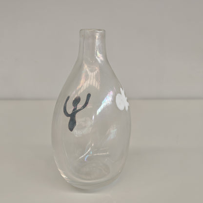 Vaso in Vetro Murano della serie "a macchie" di Fulvio Bianconi anni 50