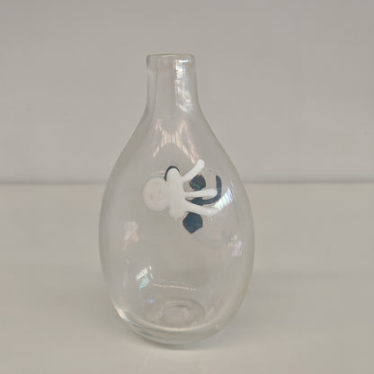 Vaso in Vetro Murano della serie "a macchie" di Fulvio Bianconi anni 50