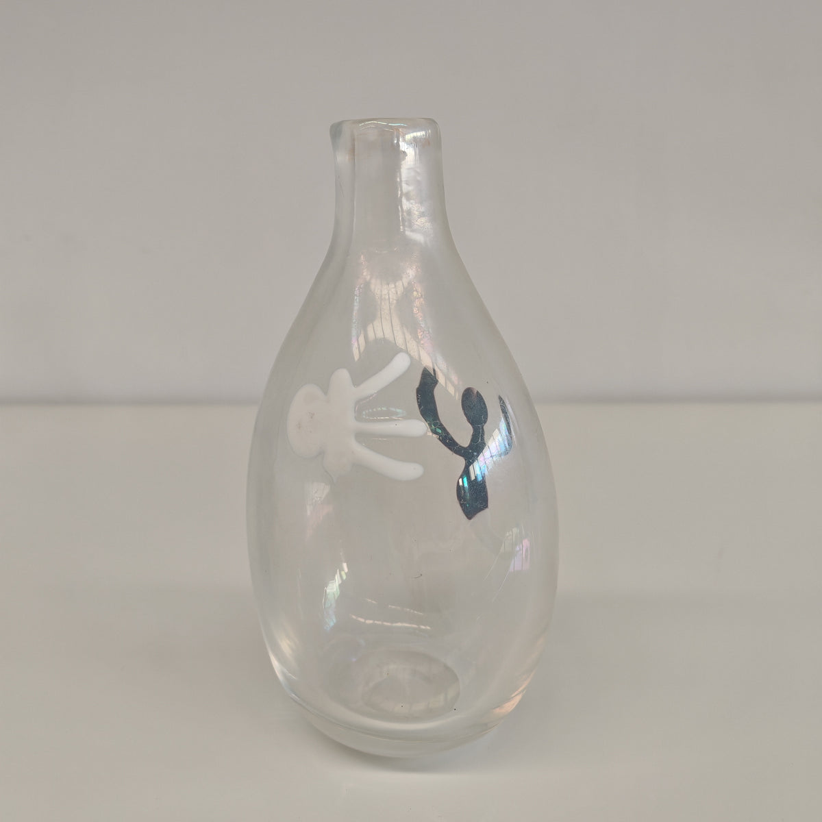 Vaso in Vetro Murano della serie "a macchie" di Fulvio Bianconi anni 50