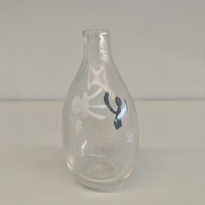 Vaso in Vetro Murano della serie "a macchie" di Fulvio Bianconi anni 50