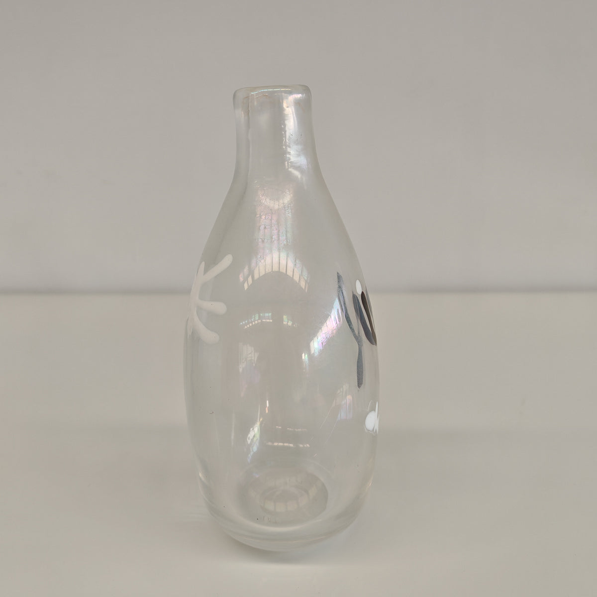 Vaso in Vetro Murano della serie "a macchie" di Fulvio Bianconi anni 50