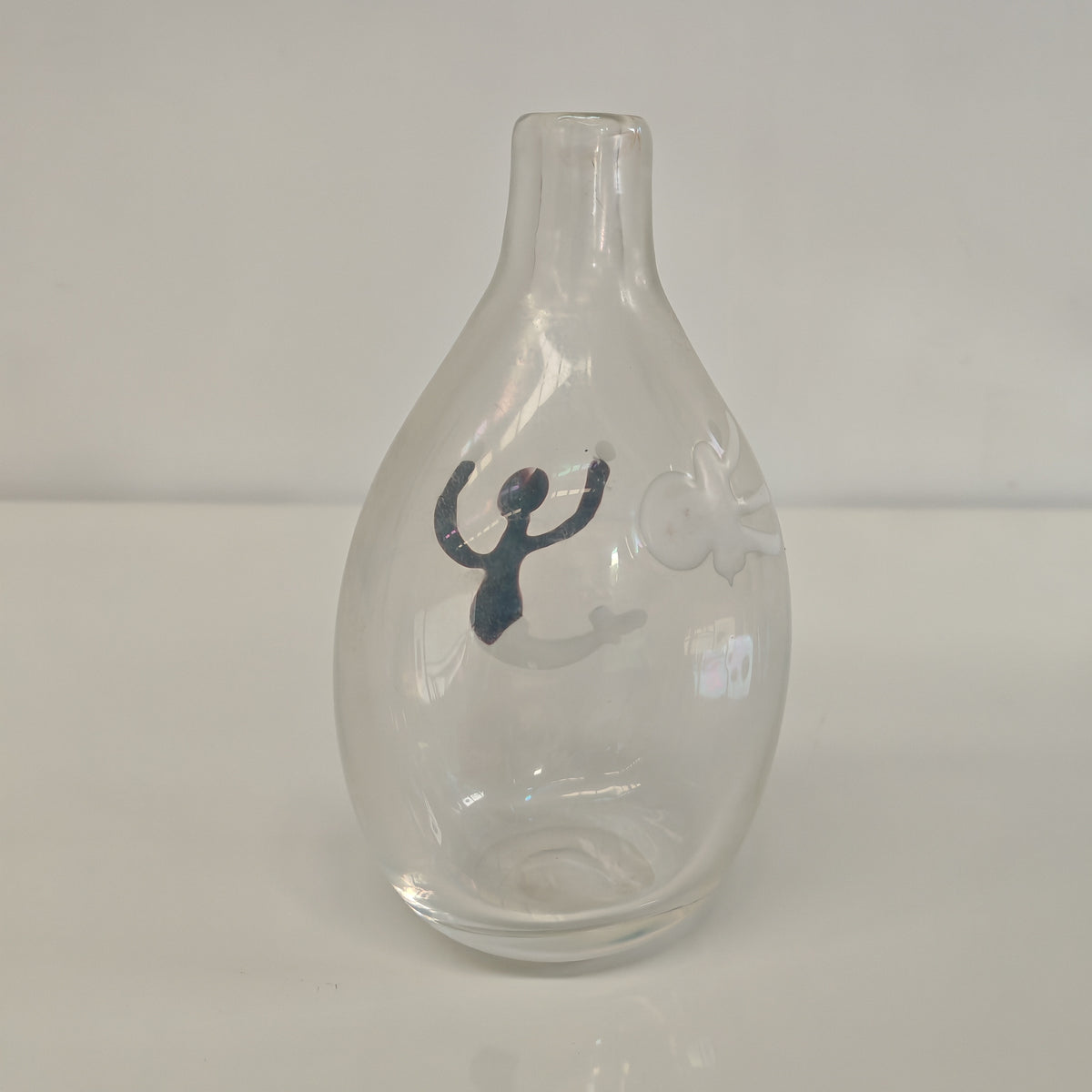Vaso in Vetro Murano della serie "a macchie" di Fulvio Bianconi anni 50