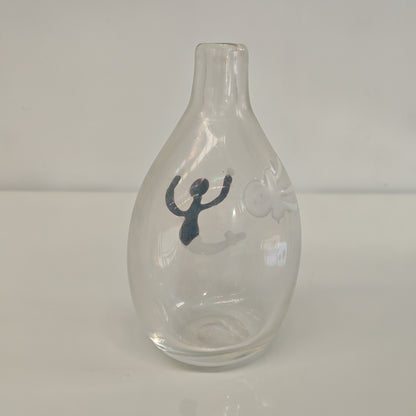 Vaso in Vetro Murano della serie "a macchie" di Fulvio Bianconi anni 50