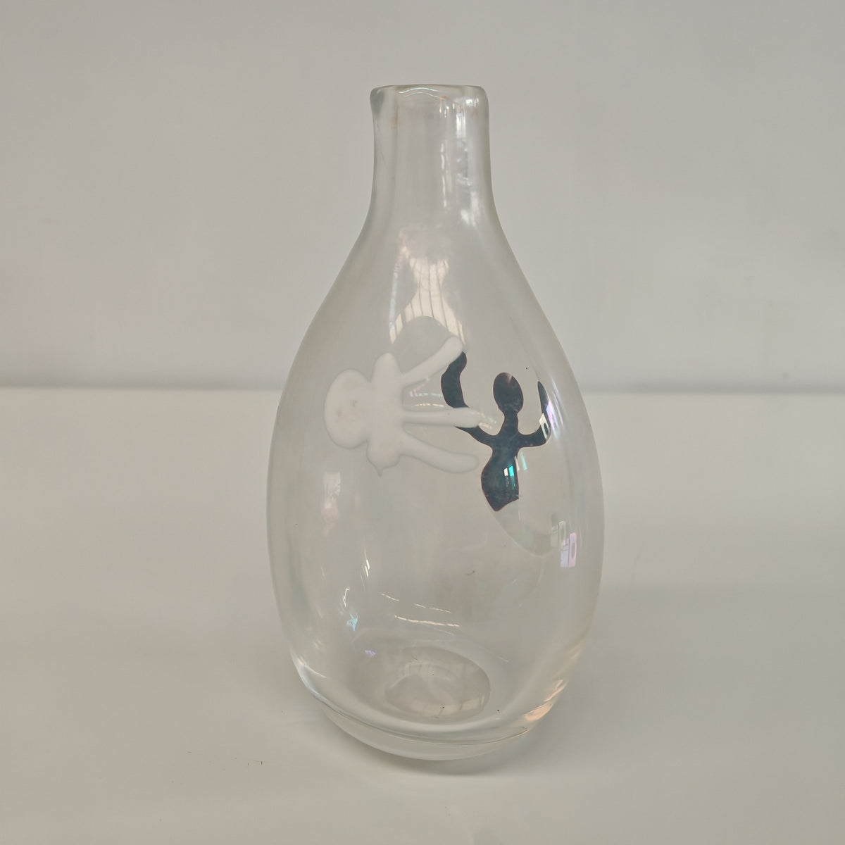 Vaso in Vetro Murano della serie "a macchie" di Fulvio Bianconi anni 50