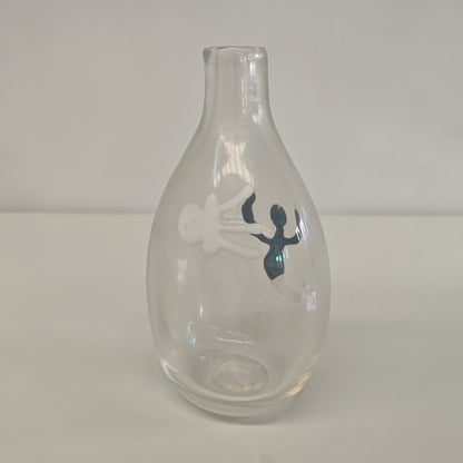 Vaso in Vetro Murano della serie "a macchie" di Fulvio Bianconi anni 50