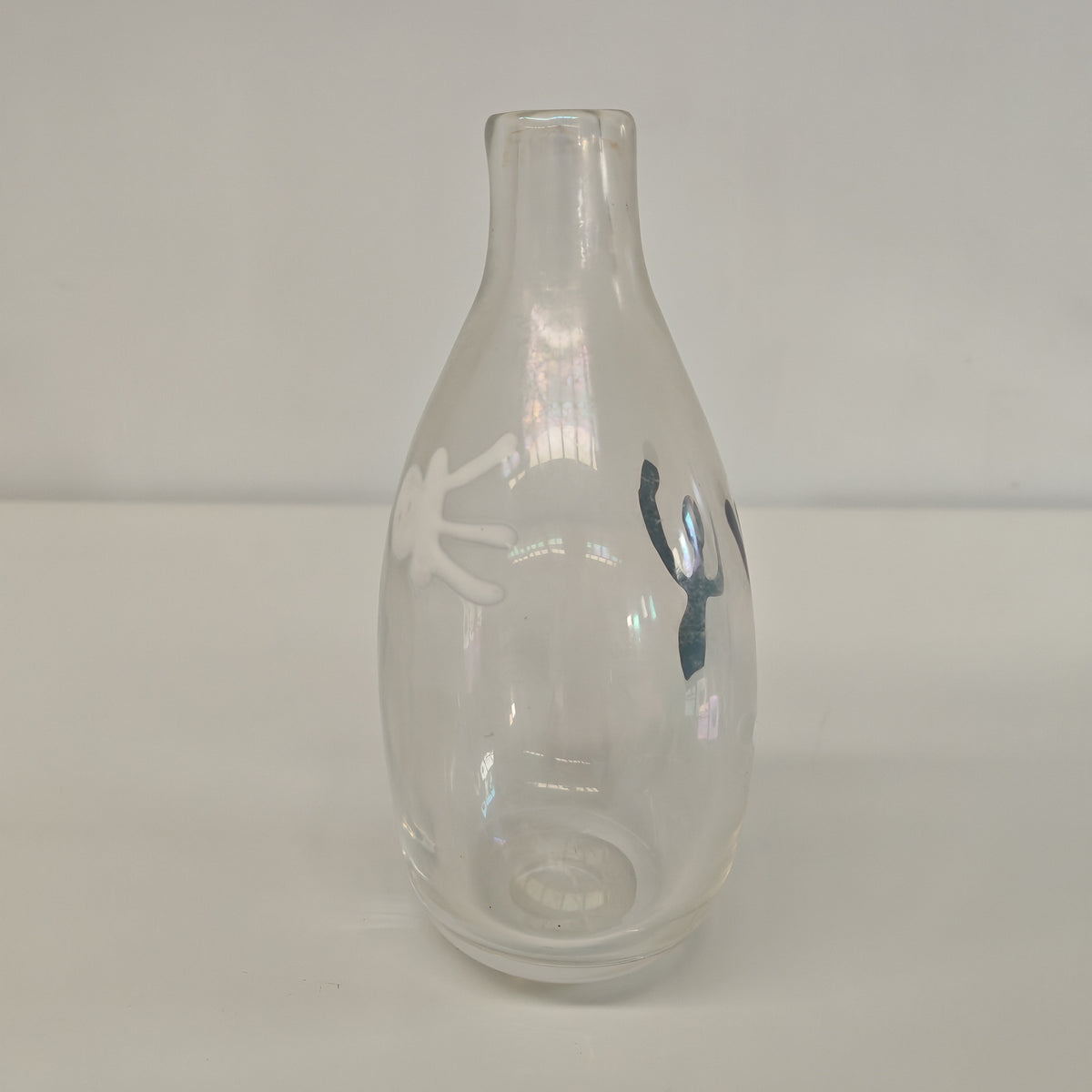 Vaso in Vetro Murano della serie "a macchie" di Fulvio Bianconi anni 50