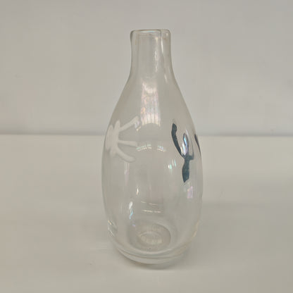 Vaso in Vetro Murano della serie "a macchie" di Fulvio Bianconi anni 50