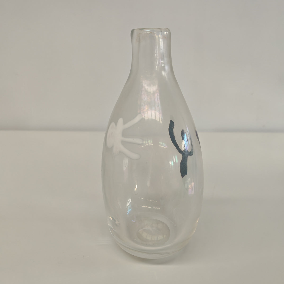 Vaso in Vetro Murano della serie "a macchie" di Fulvio Bianconi anni 50