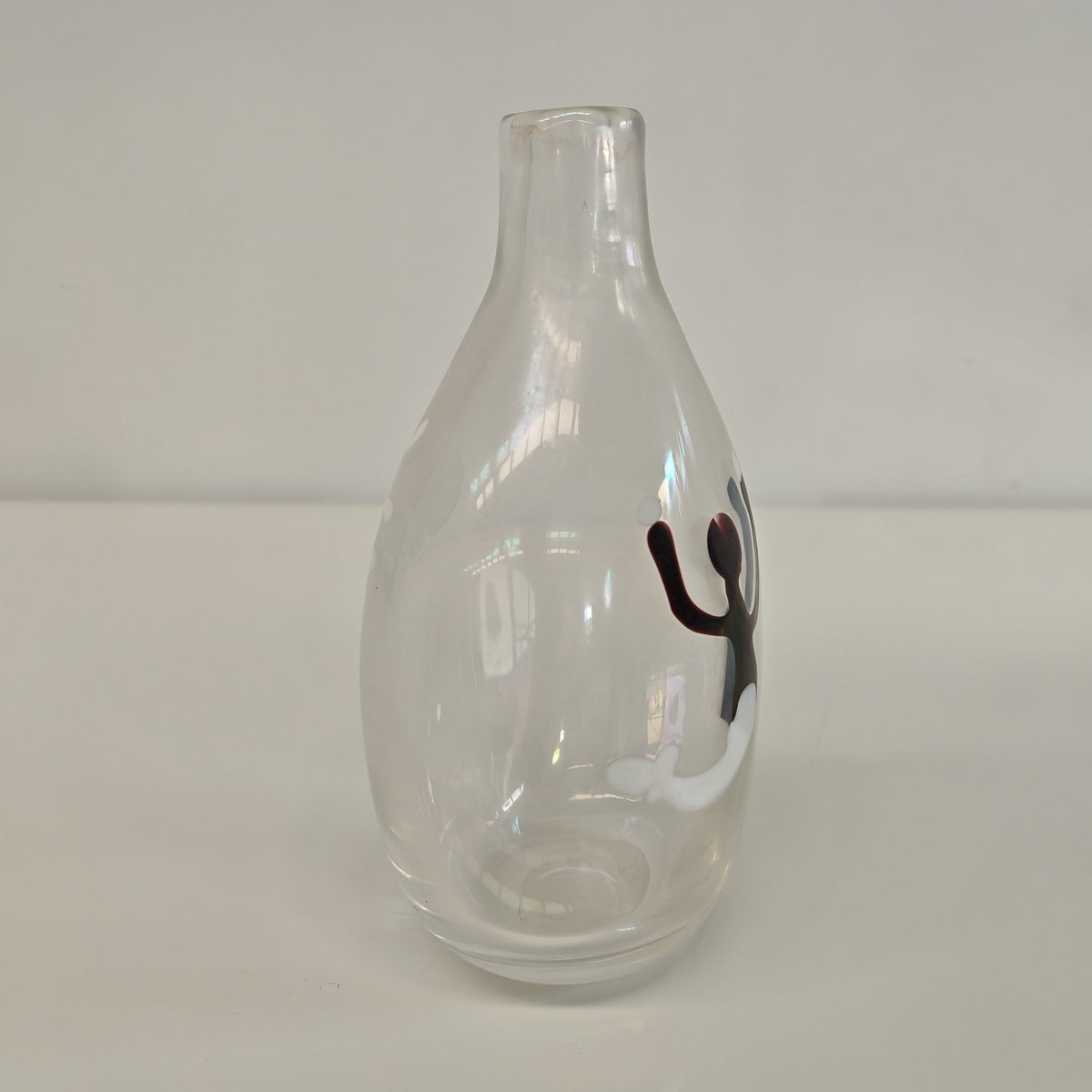 Vaso in Vetro Murano della serie "a macchie" di Fulvio Bianconi anni 50