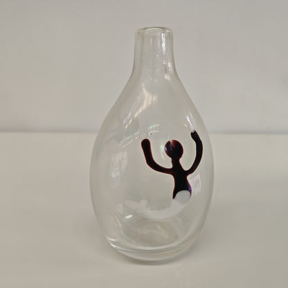 Vaso in Vetro Murano della serie "a macchie" di Fulvio Bianconi anni 50