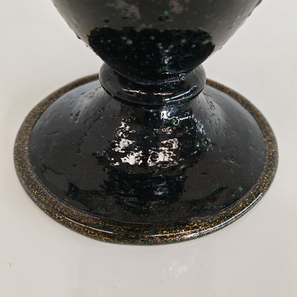 Vaso artistico  Murano anni 30 di  Napoleone Martinuzzi di Venini "pulegoso" con decorazione "Serpente"