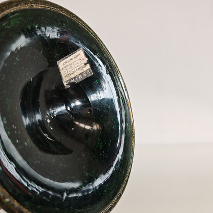 Vaso artistico  Murano anni 30 di  Napoleone Martinuzzi di Venini "pulegoso" con decorazione "Serpente"