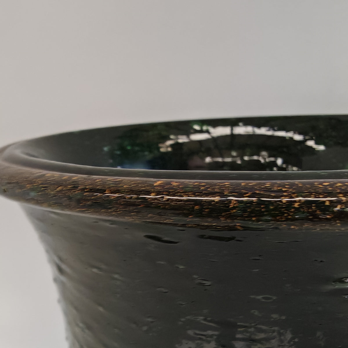 Vaso artistico  Murano anni 30 di  Napoleone Martinuzzi di Venini "pulegoso" con decorazione "Serpente"