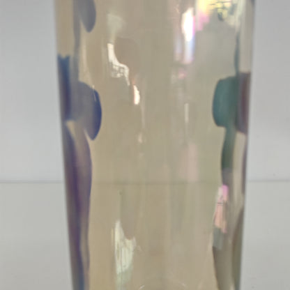 Raro vaso artistico in Vetro di Murano, Venini serie "a Macchie" disegnata da Fulvio Bianconi anni 50