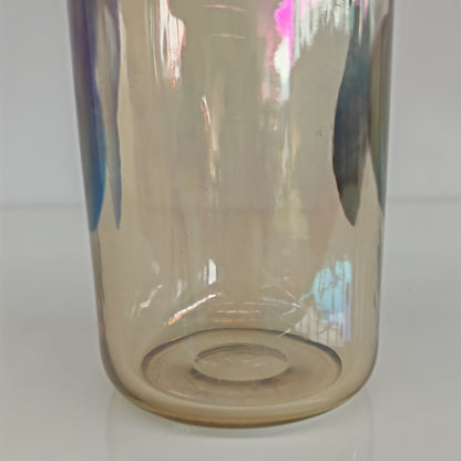 Raro vaso artistico in Vetro di Murano, Venini serie "a Macchie" disegnata da Fulvio Bianconi anni 50