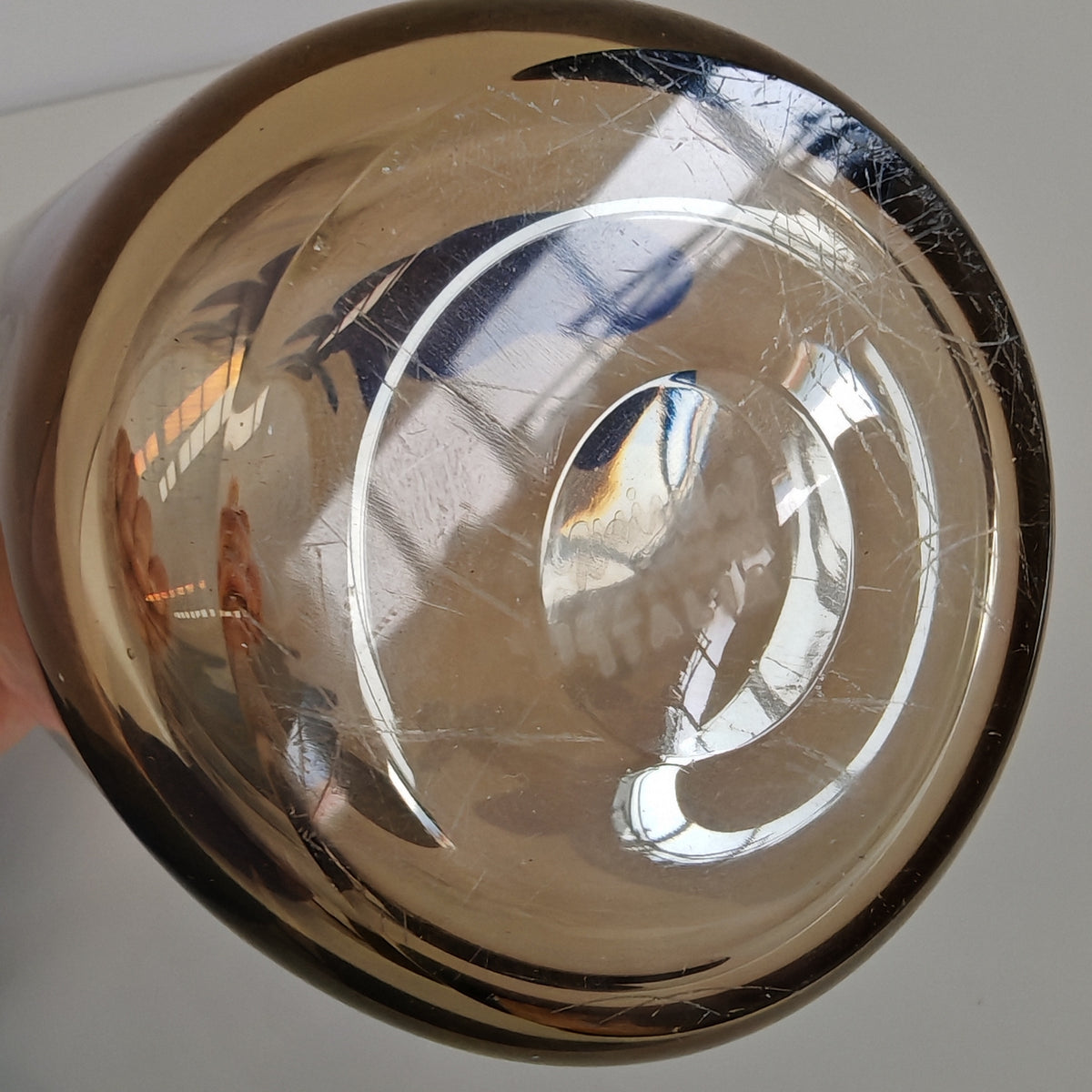 Raro vaso artistico in Vetro di Murano, Venini serie "a Macchie" disegnata da Fulvio Bianconi anni 50