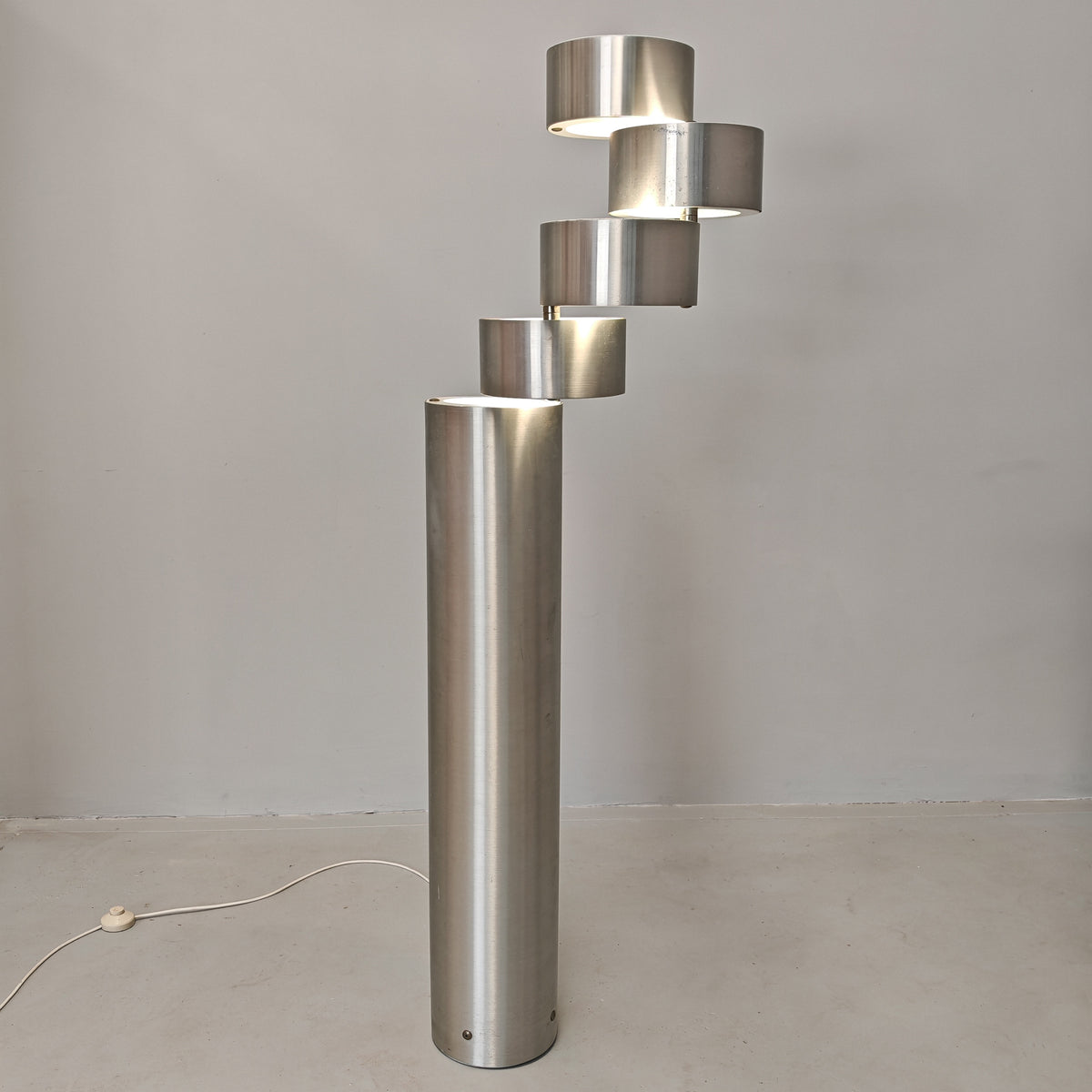 Lampada da terra "Domingo" F.Sartoni per Stilux anni 70