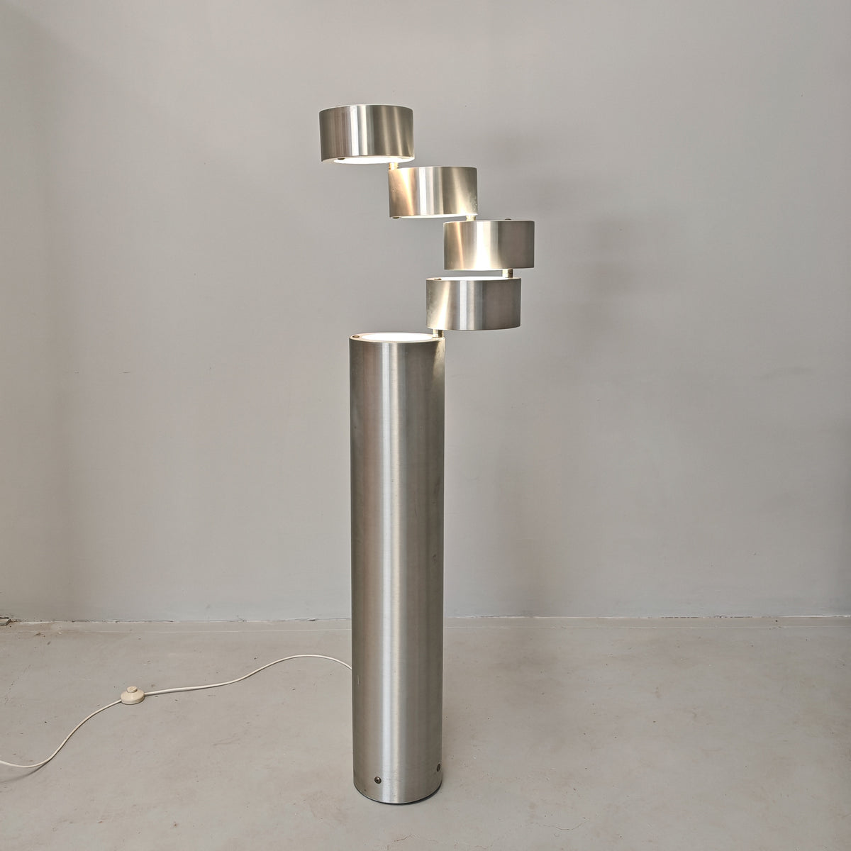 Lampada da terra "Domingo" F.Sartoni per Stilux anni 70