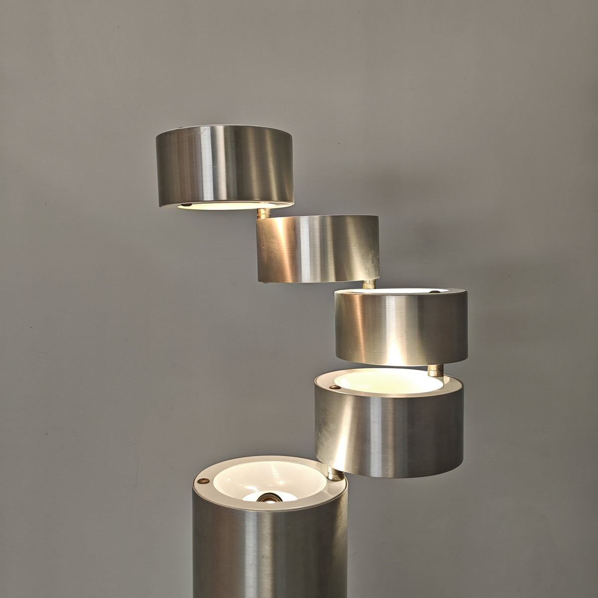 Lampada da terra "Domingo" F.Sartoni per Stilux anni 70