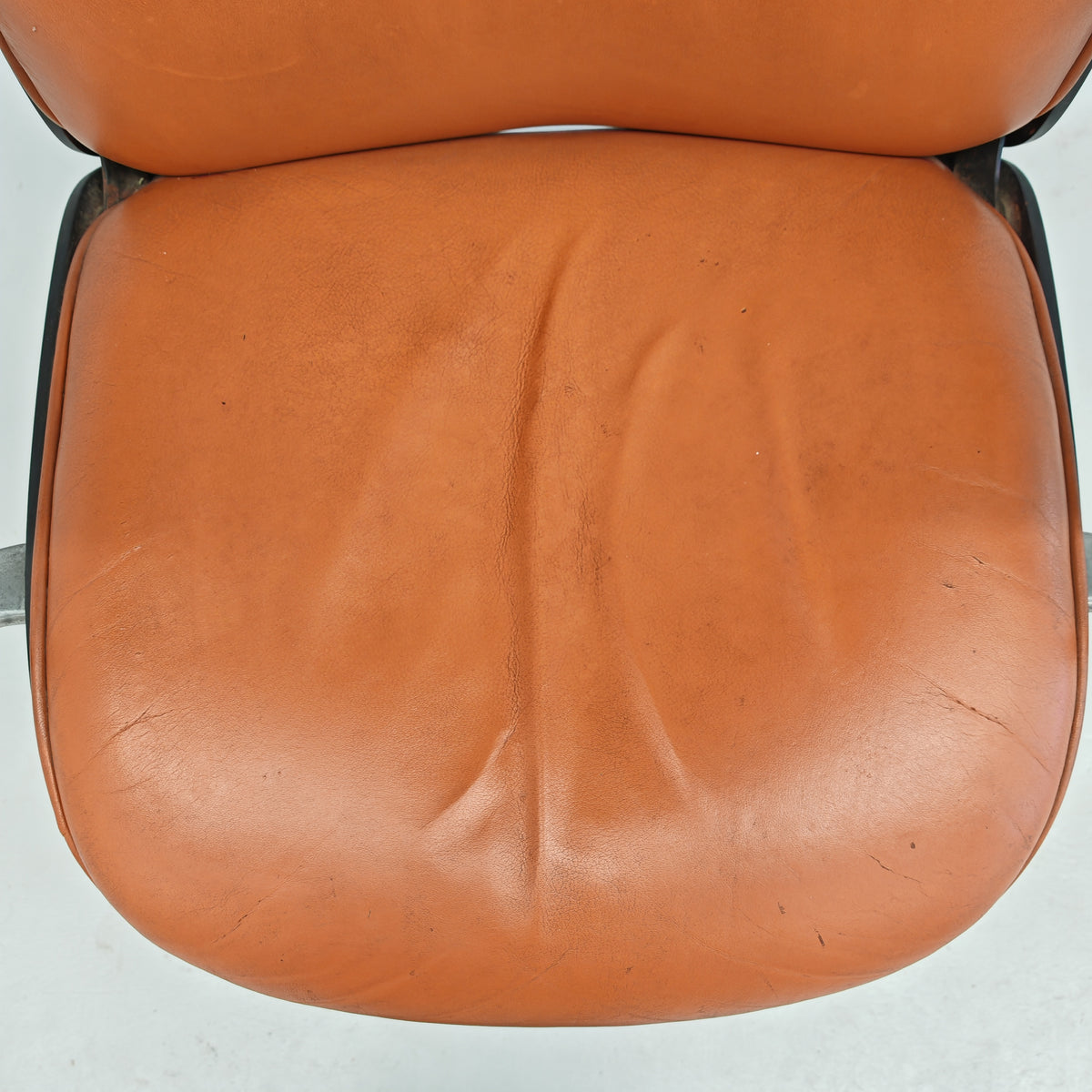 Fauteuil de direction en cuir MIM Ico Parisi années 60