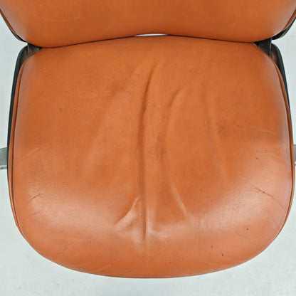 Fauteuil de direction en cuir MIM Ico Parisi années 60