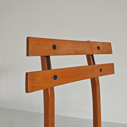 Sedie in legno vintage  Roberto Aloi anni 60