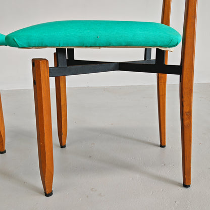 Sedie in legno vintage  Roberto Aloi anni 60