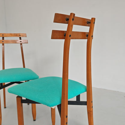 Sedie in legno vintage  Roberto Aloi anni 60