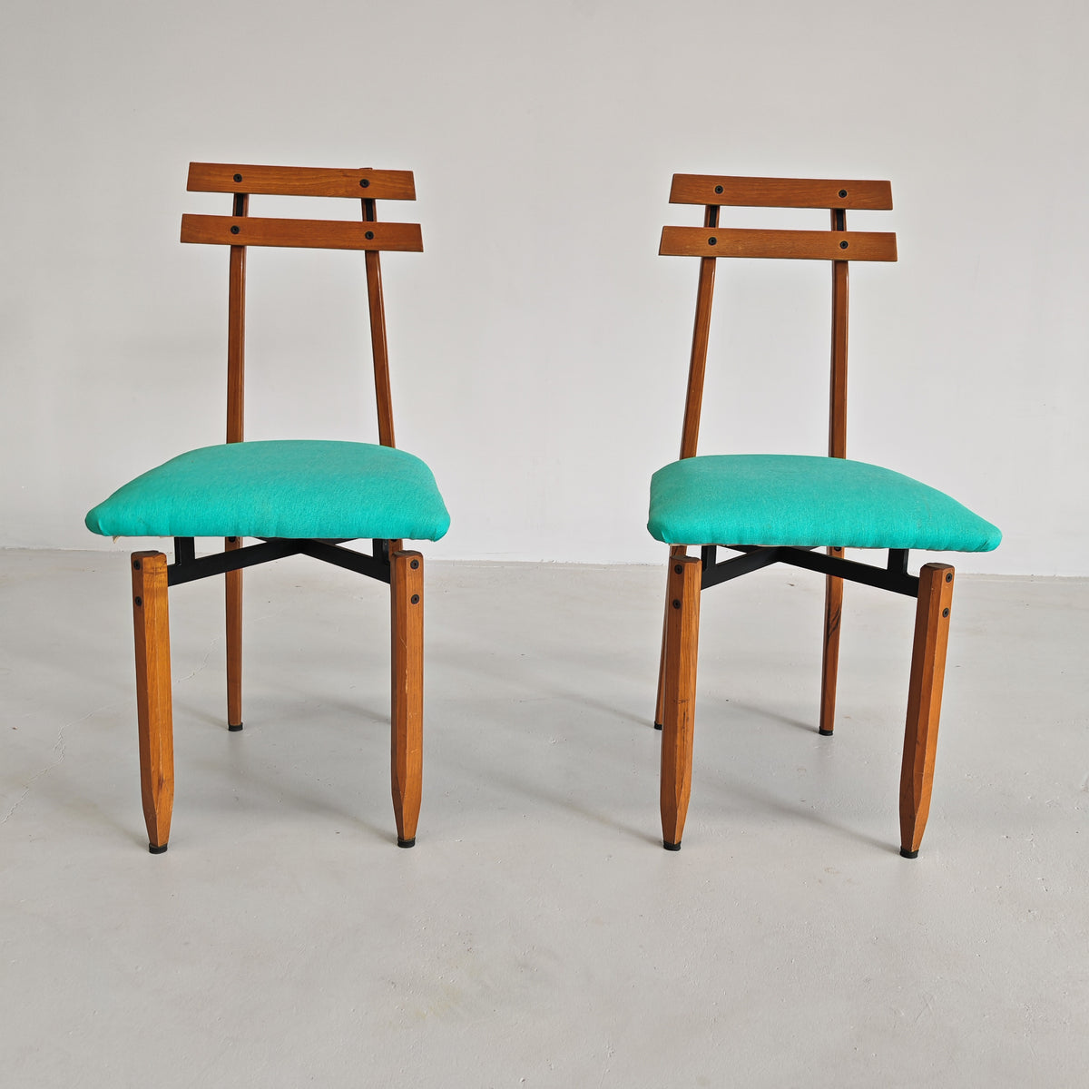 Sedie in legno vintage  Roberto Aloi anni 60