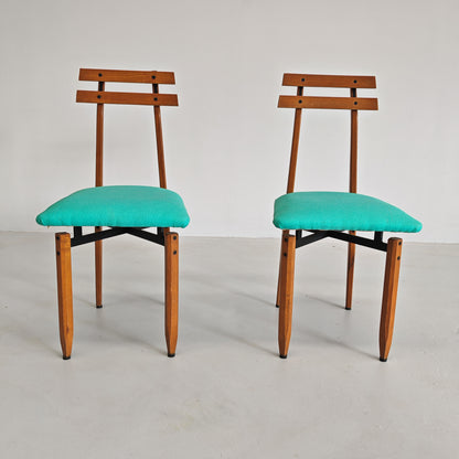Sedie in legno vintage  Roberto Aloi anni 60