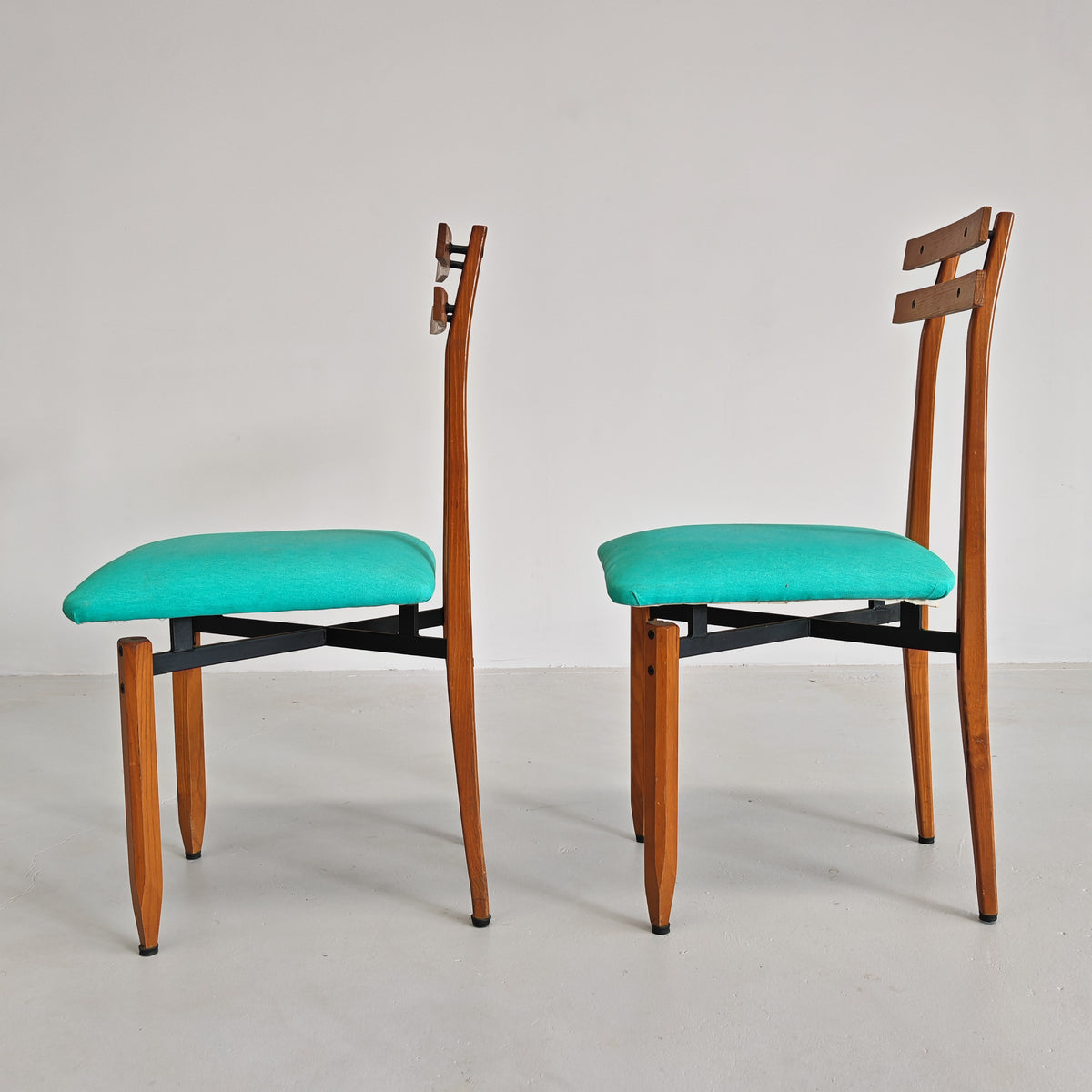 Sedie in legno vintage  Roberto Aloi anni 60