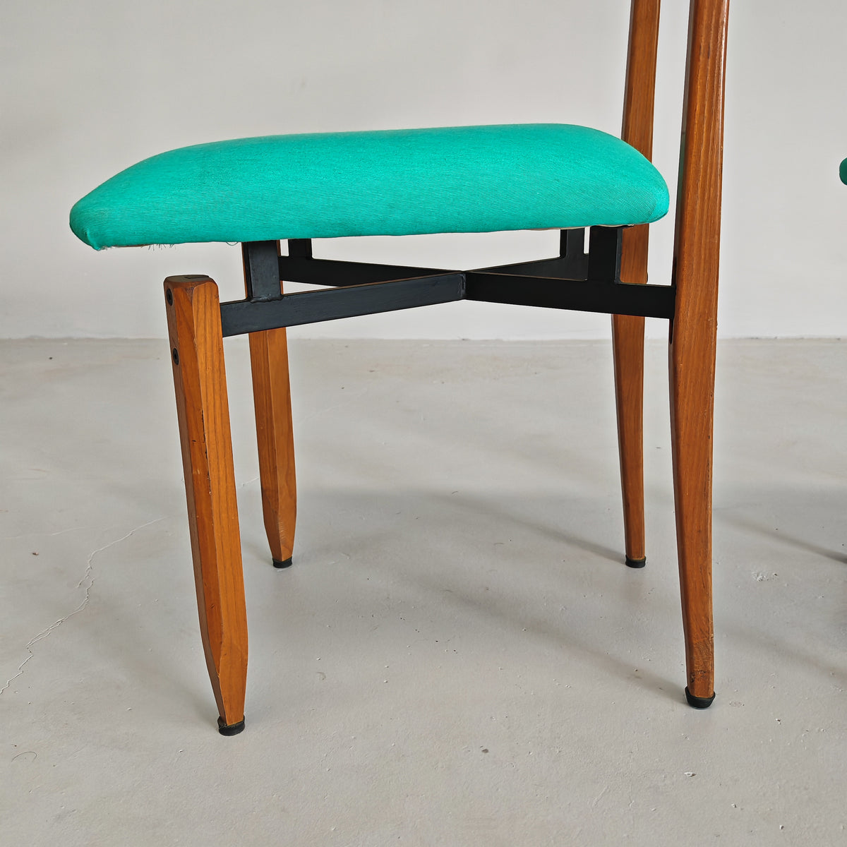 Sedie in legno vintage  Roberto Aloi anni 60