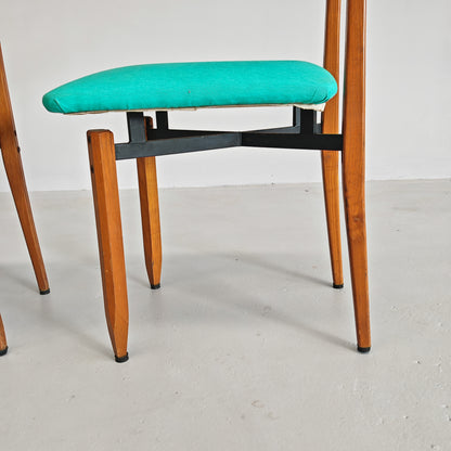 Sedie in legno vintage  Roberto Aloi anni 60