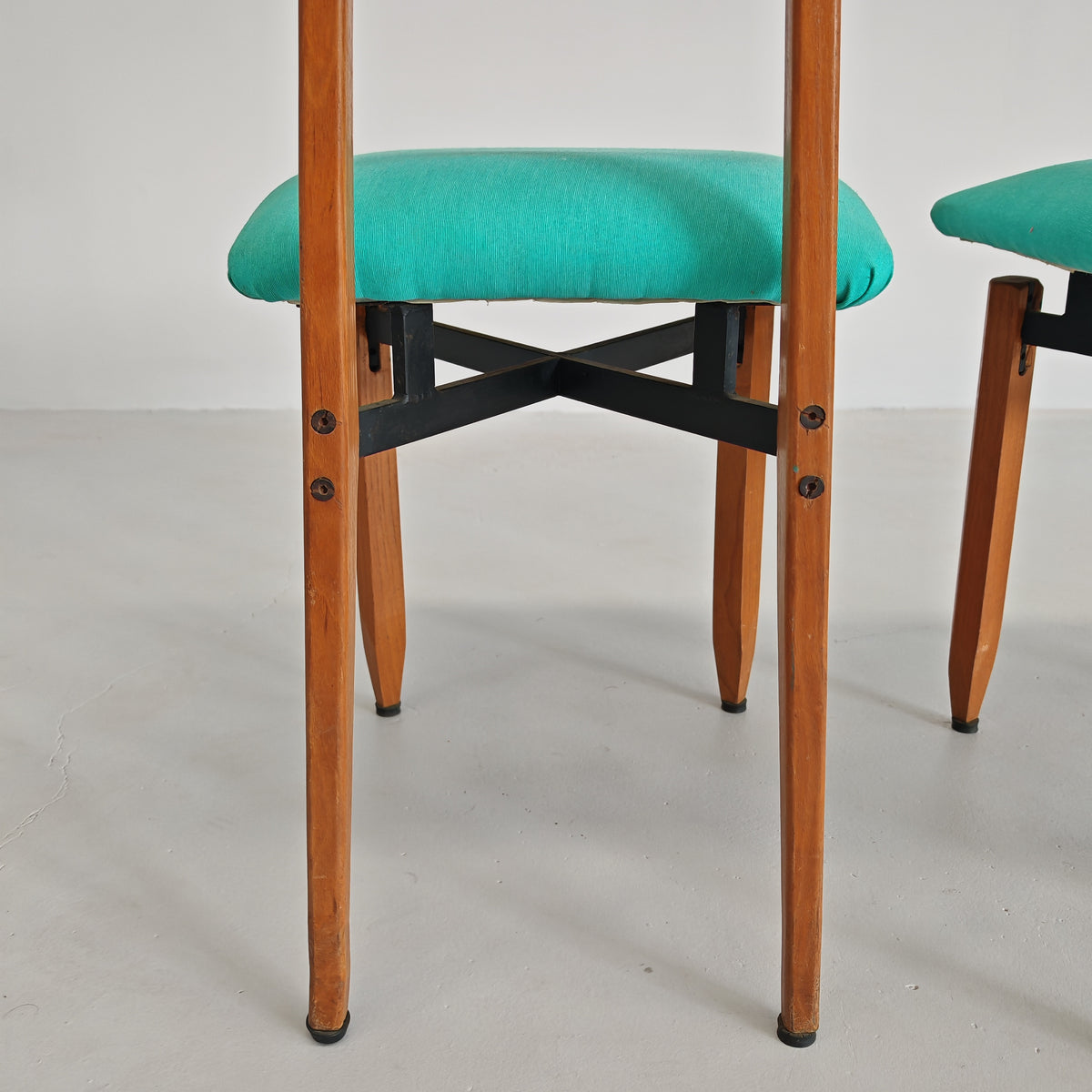 Sedie in legno vintage  Roberto Aloi anni 60