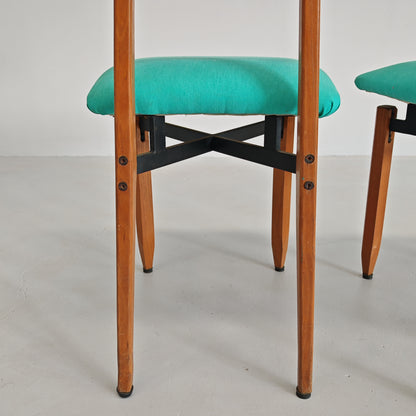 Sedie in legno vintage  Roberto Aloi anni 60