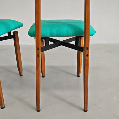 Sedie in legno vintage  Roberto Aloi anni 60
