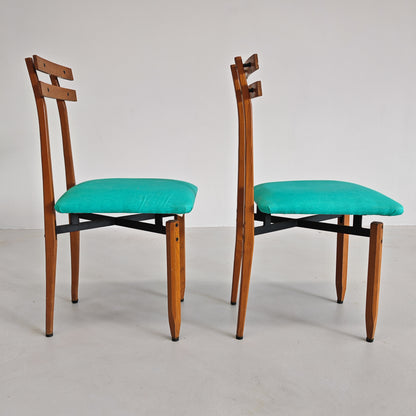 Sedie in legno vintage  Roberto Aloi anni 60